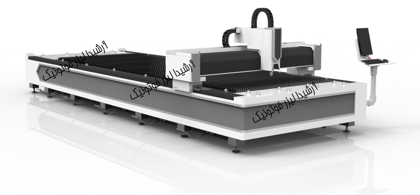 لیزر برش صنعتی 6000 وات حرفه‌ای 6 متری