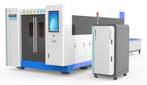 لیزر برش با میز متغیر و کابین